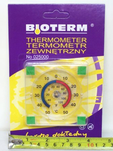 termometr zaokienny bimetal - 025000