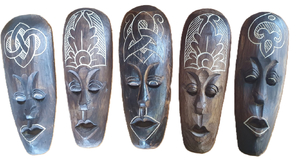maska drewniana - afrykańska 30cm  | ER3/GA15
