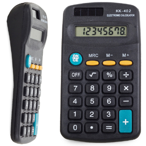 kalkulator klasyczny kieszonkowy 8 cyfr szkolny  KK 402 01045