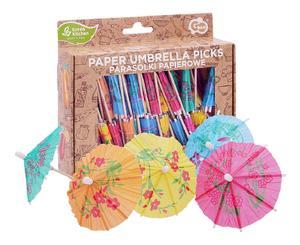 parasolki papierowe mix kolorów 10cm 100szt.