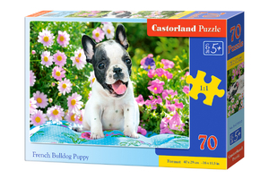 puzzle 70 el. French Bulldog Puppy Castorland B-070152