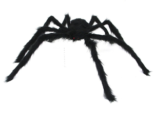 pająk pluszowy średnica 80cm czarny