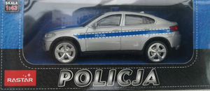 auto metalowa 1:43 POLICJA BMW RASTAR