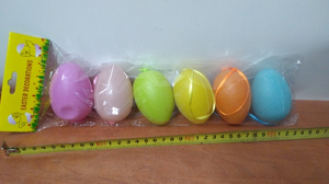 jajka do zawieszenia 6szt plastikowe TG36532