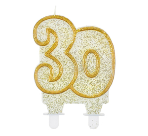 świeczka urodzinowa ''30''  SF-CZ30