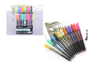 długopisy żelowe kolorowe - COLOR PEN - 24 kolory SKG-110-C