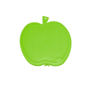 deska do krojenia plastikowa zielona jabłko 22,5x21 cm