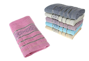 ręcznik  6szt łazienkowy wzór ZAWIJASY (104B) 100x50 