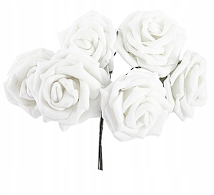róże białe 36szt. | K03758