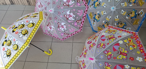 parasolka przezroczysta + wzory  dziecięca TT014