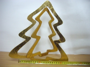 choinka drewniana  30cm zawieszka 3D