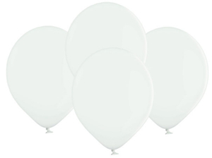 Balony pastelowe białe 23cm  100 szt.   88-01