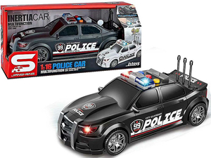 auto policyjne światło dźwięk z napędem 28,5x13,5x12,5cm