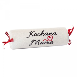 Ręcznik ecru cukierek z haftem "Kochana Mama"
