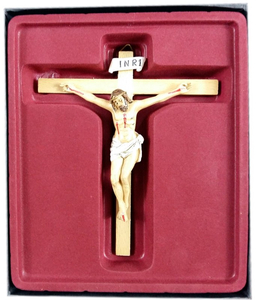 krzyż drewniany w pudełku 15cm | DE791TS