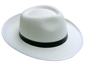 kapelusz biały AL CAPONE  | 54-73