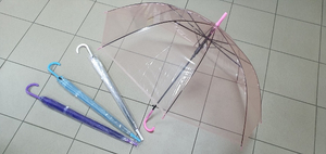 parasolka automat przezroczysta 73cm PA-2712