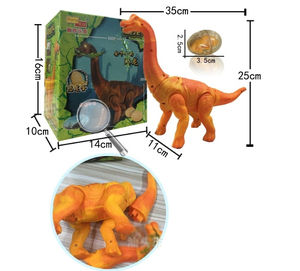 dinozaur składający jajka z projektorem światło, ruch, dźwięk 15,9x14x8 cm NT6134