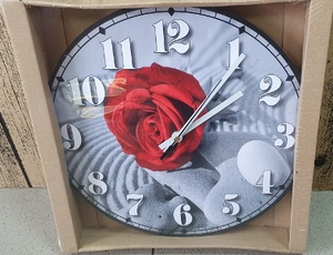 zegar ścienny  30cm RÓŻA