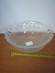 miska szklana - jabłko 23cm.   AP-2300/111218058/BW-944