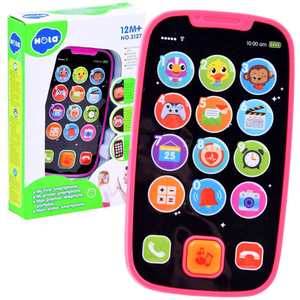 telefon dla dziecka zabawka interaktywna różowy | ZA4475