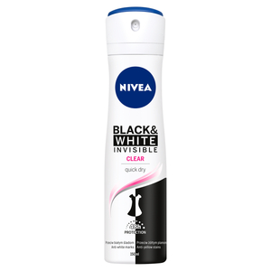 dezodorant damski 150ml NIVEA Black&White Invisible Clear 