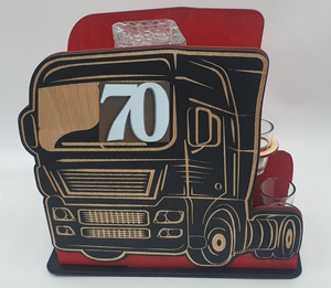 karafka + kieliszki TIR 70 urodziny 