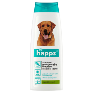 Szampon pielęgnacyjny dla psów o sierści jasnej Happs 200 ml