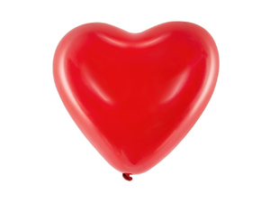 balony 100szt. serce czerwone 11''