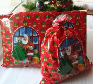 torebki prezentowe bożonarodzeniowe 50 x 55 cm - 10szt