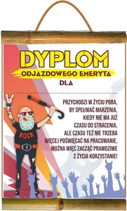 dyplom ODJAZDOWEGO EMERYTA D255