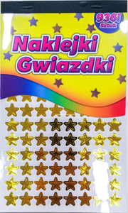 naklejki  gwiazdki album 14,5x24cm  936 szt.  |  NKX-6167