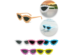okulary przeciwsłoneczne dziecięce+filtr UV KWIATUSZKI dg - oku750779