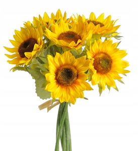 słonecznik sztuczny kwiat bukiet 6szt. | 81CAN14404_5104