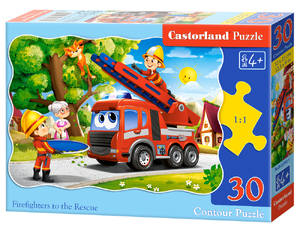 puzzle 30 el. Firefighters to the Rescue Castorland B-03792-1