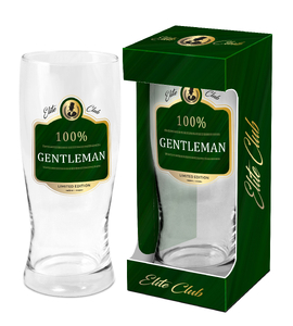 ELITE CLUB - szklanka do piwa 500ml - 100% Gentleman