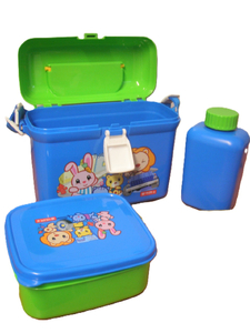 zestaw piknikowy lunch box dziecięcy + bidon