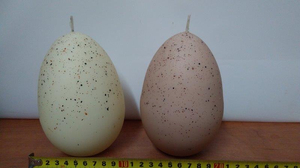 świeca jajko duże nakrapiane 100/145mm