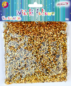 wiórki foliowe złote op.15g WF-01