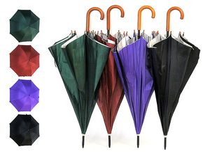 parasol automatyczny dł.96cm dwukolorowy mix kolorów