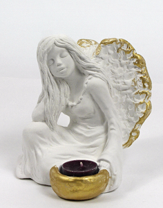 anioł ze świecznikiem ELENA | A-27