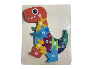 układanka drewniana, puzzle, dinozaur 22,5x18x1cm