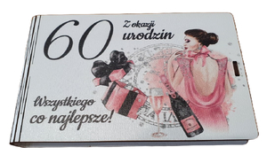 pudełko na pieniądze 9,5 x 16cm banknotówka kolor 60-TKA ELEGANT PANI 3302-EPI60