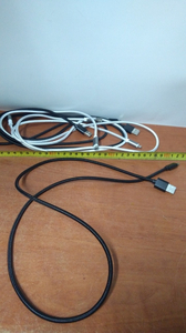 kabel 5szt USB 90cm nylon oplot MJ9829