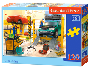 puzzle 120 el. Car Workshop Castorland B-13531