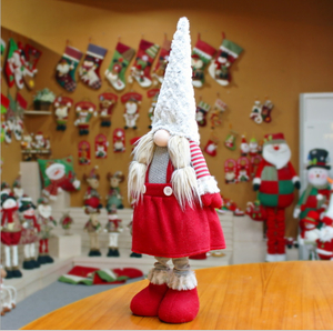 figurka bożonarodzeniowa SKRZAT w sukience - PANI 80x20 cm NT1740