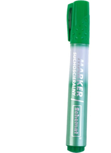 marker suchościeralny zielony 12szt. |   2070