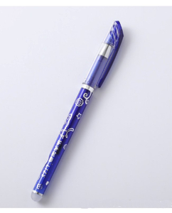 długopis 12szt  ścieralny wymazywalny 0,5mm NIEBIESKI | SKC-105-B