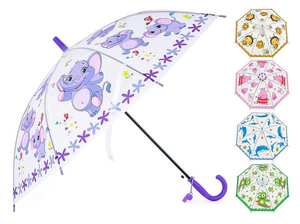 parasolka dziecięca 65cm z gwizdkiem