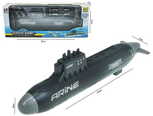 łódź podwodna 27cm z napędem i wystrzeliwanymi torpedami H13035
